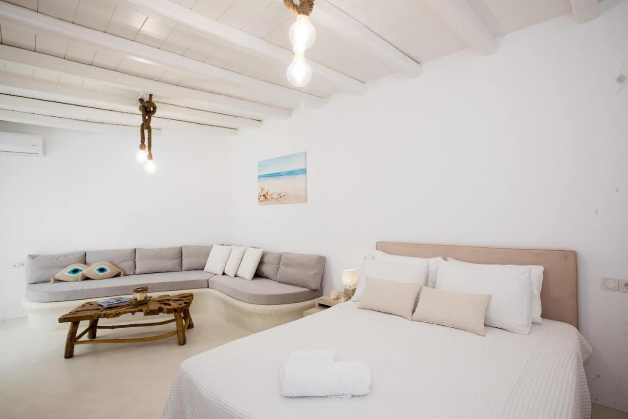 Gorgeous Studio In Cycladic Architecture Overlooking The Aegean Apartment Houlakia  Ngoại thất bức ảnh